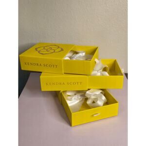 Kendra Scott Signature Yellow Jewelry Gift Boxes - Set of 3 w bows